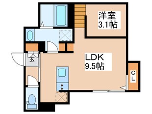 グローリア明大前の物件間取画像